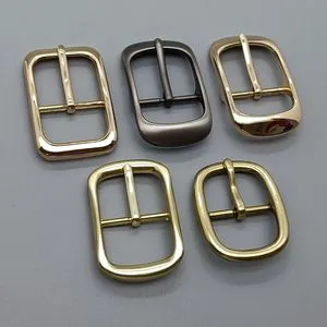 Fashion Zinc Alloy Belt Buckle Pin Buckle Premium Adjustable 30mm Customizable Decoration Solid Fastener OEM Factory