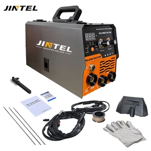 New Portable Mig Tig Welding Machine 3 in 1 Flux Core 220v Gasless Mig Led Digital IGBT Inverter Welder