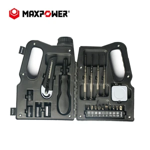 Maxpower Oil Pot Shape Basic Tool Kit 21 Pieces Small Tool Box Set for Homes Offices