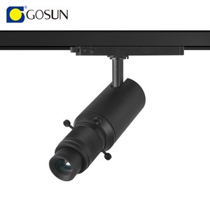 20W Modern LED Contour Profile Spotlight Aluminum Body Museum Square Pattern Stage Exhibition Hall Shapeable LED Track Light