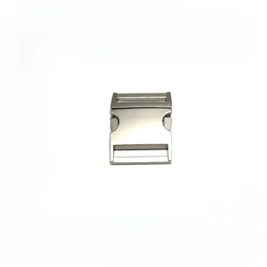 38mm Custom DIY & Colored Curved Side Quick Release Buckle Hardware Strap Metal Buckle for Bag, Pet Harness