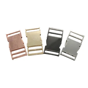 MZ High Quality Buckles Bag Accessories Metal Buckles Customized Logo DIY Hardware Tuck Lock Purse Buckle for Handbag Making