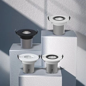 Modern Recessed Spotlight Aluminum Material High Transmittance Reflector Cup LED CRI 90 IP20 5-Year Warranty for Home Office