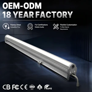 Dome Milky Cover Uniform 24V IP65 LED Linear Light 12W 1m for Building Facade Hotel Contour Project YRY12-M1-C1