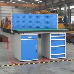 OEM Garage Storage Workbench Tool Box Portable Workshop Cabinet Metal Tool Chest Wheel Modern Design 500KG Load Capacity
