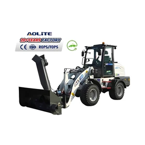 AOLITE E615 CE 1500kg Mini Construction Garden Shovel Articulated Battery Farm New Wheel Electric Pala Cargadora Indoor