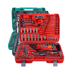 151PCS Household Tool Set Multi Car Tool Kit Box Hex Ratchet Steel Wrench Socket Set Hand Tools Set