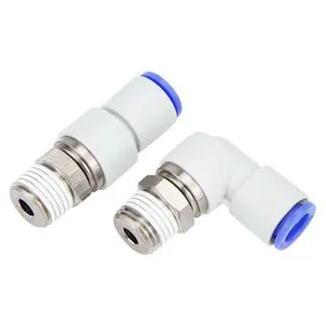 KSL 360 Rotating Quick Connector Elbow KSL6 8 10-10 02 Air Pneumatic Fittings White 4-16mm One-touch Male Industry 1 Year