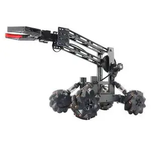 Plastic Assembly 4x4 Car Program Manipulator Grab Pick Vehicle Robot Arm DIY Kits RC Remote Control Expert USB Cable 4 Channels