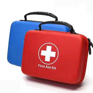 Hard Shell EVA Empty First Aid Kit Portable Emergency Survival Zipper Bag Without Medical Supplies For Travel Camping Home Car