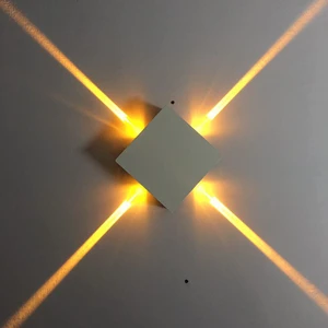 Outdoor Waterproof LED Cross Beam Wall Lamp, Spotlight Wall Light for Hotel, KTV, Club, Staircase & Background Wall