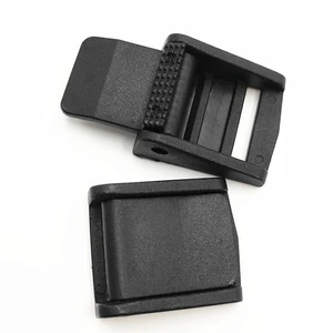 Factory Plastic Press Button Cam Lock Lever Toggles Backpack Straps Locking Buckle Webbing Cam Buckles Plastic Black Toggle Clip