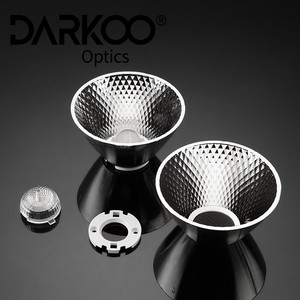 Cob Spotlight Adjustable Angle Reflector Lens Pc Pmma Led Lighting Reflector Cup Led Lens Reflectors