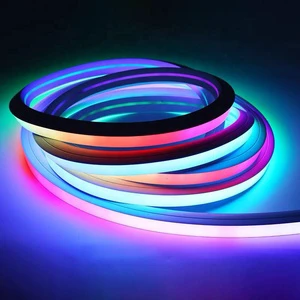 DC24V Top Bend LED Neon Light 1616 Copper Lamp Body IP20 Rating