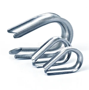 Quality Steel Wire Rope Thimble Wholesale Cable Thimble Riggings DIN6899A Galvanized Thimble Set Tools