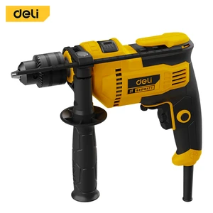 Deli EDL-CZ13-E5 Red Power Tool Electric Pick Heavy Duty High Power Through Wall Impact Concrete Slotting Multi-functional