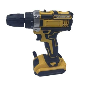 Best-selling 21V Brushed Lithium-ion Multi-purpose Power Drill Portable Household Electric Drill Pistol-style