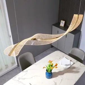 Creative Acrylic Pendant Light (Up and Down Horizontal Pendant Light) for Home Living Room Bedroom LED Chandelier