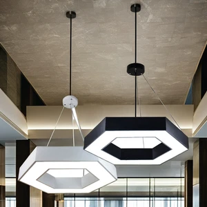 High Lumens Led Garage Ceiling Light LED Working Light Car Hexagon Garage Led Light For Car Wash Station And Garage