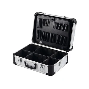 Customized Size Aluminium Carry Case Tool Suitcase Small Hard Aluminum Tool Case With Tool Board