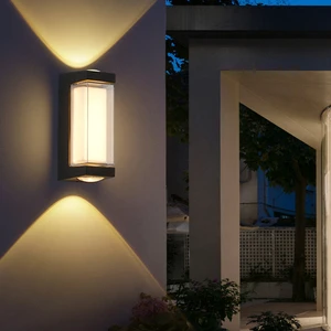 Minimalist Outdoor Wall Lamp, Waterproof Three-proof Wall Light, Super Bright Exterior Lighting for Courtyard, Villa Gate