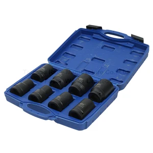 8-piece pneumatic short sleeve set 1/2 manual sleeve short pneumatic sleeve hexagon