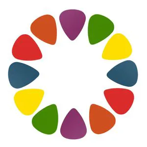 12-Pack Multi-Color Standard Acoustic Electric Guitar Picks for Stringed Instruments Parts & Accessories