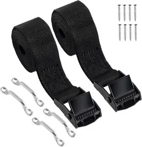 Battery Tie Down Straps Boat Hold Down With Cam Buckle, Stainless Steel Bracket And SS Screws Used For Cooler, Luggage Belt
