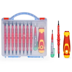 18-Piece Tool Set Insulating Electrician Insulated Screwdriver Chrome Vanadium Steel Electrician Tool Kit