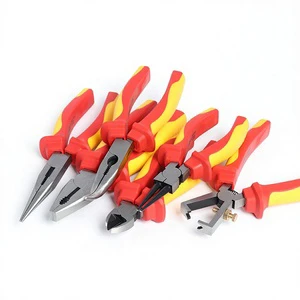 VDE High-Voltage Resistant 1000V Insulated Adjustable Movable Heavy-Duty Electrician Large-Mouth Water Pump Pliers