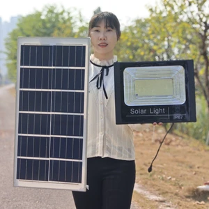 Super Bright Waterproof Home Outdoor Courtyard Light New Rural Photovoltaic Street Light LED High Power Solar Projection Light