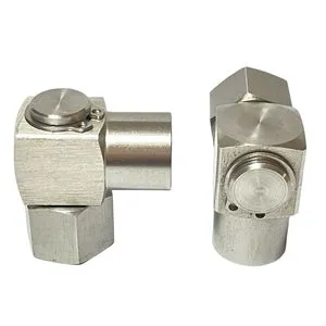 High Pressure SUS304 90 Degree Stainless Steel Rotary Elbow Female to Female Thread Swivel Pipe Fitting Connector Adapter