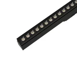 Commercial Twin Tube LED Linear Light, 120° Rotatable Angle UGR 19 IP20, Aluminum Track Lighting for Exhibition Booth Shop