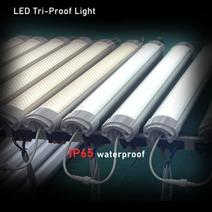 Outdoors Lighting Aluminum Body Waterproof Ip65 Surface Mounted Tri-proof Led Linear Light