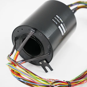 Industrial SRB50 Hollow Shaft Slip Ring 50mm ID 6 Circuits 10A 36 Circuits 5A Compact Rotating Connector
