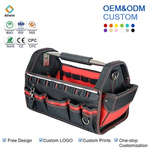Open Month Tool Bags Networking Tote Tool Bag For Hand Tools