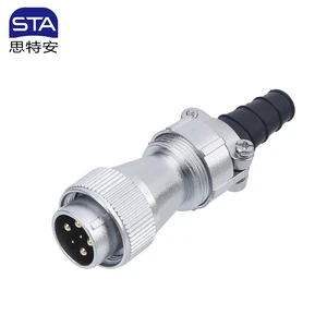 WF20 Waterproof Aviation Connector 2 3 4 5 6 7 8 9 12 Pin TE/Z Industrial Electrical Plug Socket For Heavy Duty Equipment