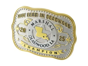 Factory Direct Sales Engraved Traditional/Antique/Modern Painted Gold/Silver Plated Metal Belt Buckles For Sporting Events