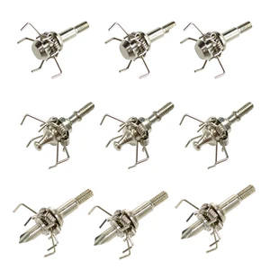 ARCHERY 100 Grain Judo Points Broadheads 5 Claws Head Hunting Small Game Bow Arrow Point Tips