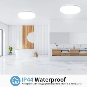 LED Three-proof AC Modern Ceiling Light Dustproof Moisture-proof Mosquito-proof Waterproof Lamp for Bathroom Balcony Bedroom