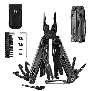 24 In 1 Multi Tool Pliers 5CR15 Steel EDC Folding Outdoor Camping Survival Tool For Knife Screwdrivers Saw Scissors Pocket Clip