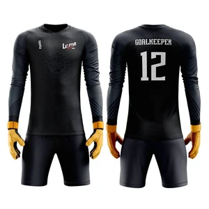 Luson Adult Soccer Goalkeeper Uniform Men Jerseys Sets Football Goalkeeper Shirt Pants Shorts Uniforms