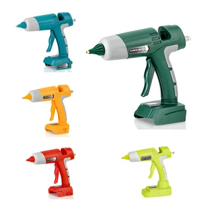 Handheld Li-ion Cordless Glue Gun Rechargeable Battery Powered Cordless Hot Melt Glue Gun for Bosch 18v Battery