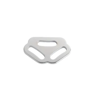 Factory Custom Zinc Alloy Triangle Buckle Metal Buckle for Connecting Webbing Three Way Buckle