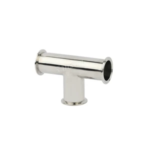 Sansun Stainless Steel Sanitary Pipe Fittings Tri Clamp Tee