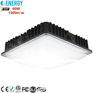 60W ETL IP65 China Supplier Recessed Canopy Led Ceiling Led Station Light for Led Parking Garage