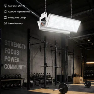 Flicker-free Sports Anti Glare Gym Light Professional Fitness Center LED Linear High Bay Workout Facility Lighting Wholesaler