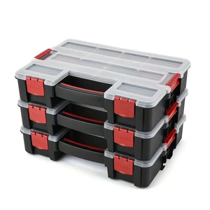 Support OEM and ODM Hot Selling Compartments Tool Box Set Plastic Toolbox