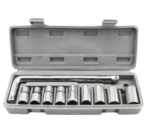 10 Pcs Set High Quality Sleeve Sets Carbon Steel Sleeve