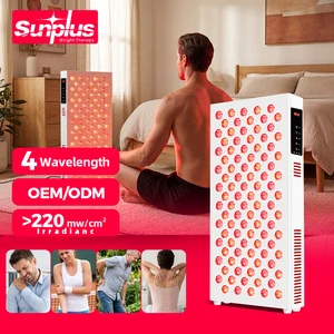 Iso Certificate Red Light Therapy Treatment Red Light Therapy Panel Motorized Stand Red Light Panel Over Bed With Stand
